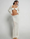 Elegance Cutout Skirt Set