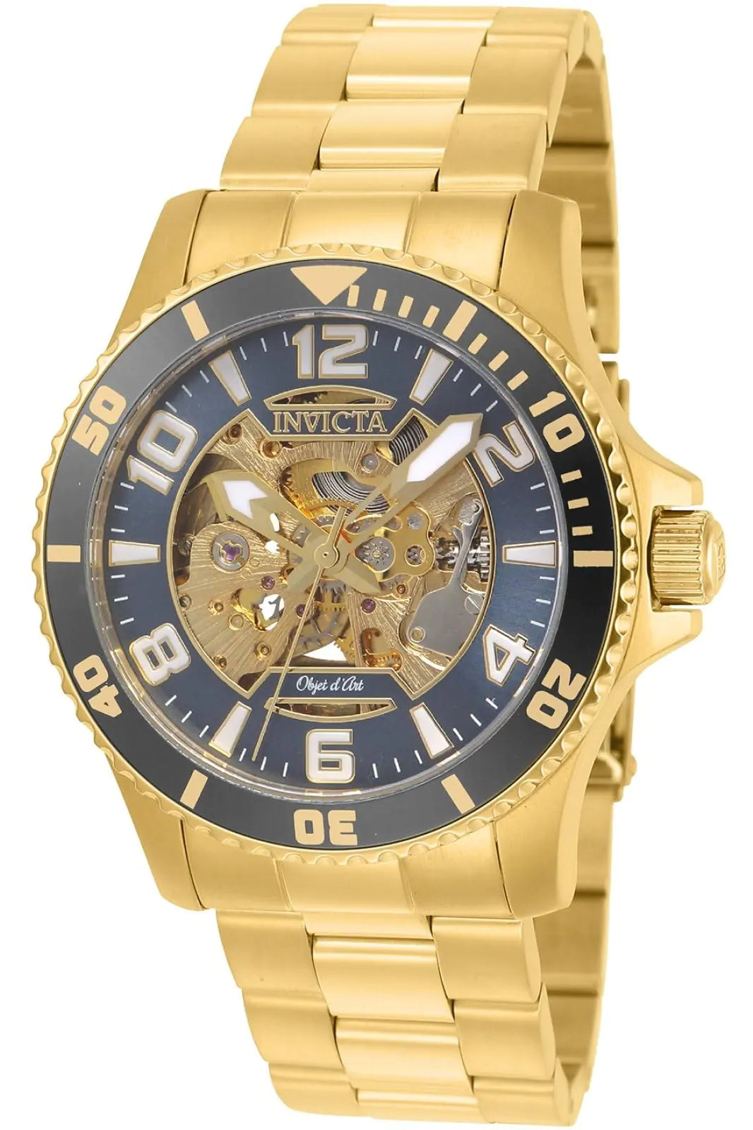 Invicta Mens Gold Watch