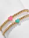Chic Heart Charm Bracelet