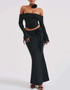 Elegant Flow Skirt Set
