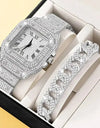 Glamorous Women's Diamond Watch Set