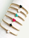 Chic Heart Charm Bracelet