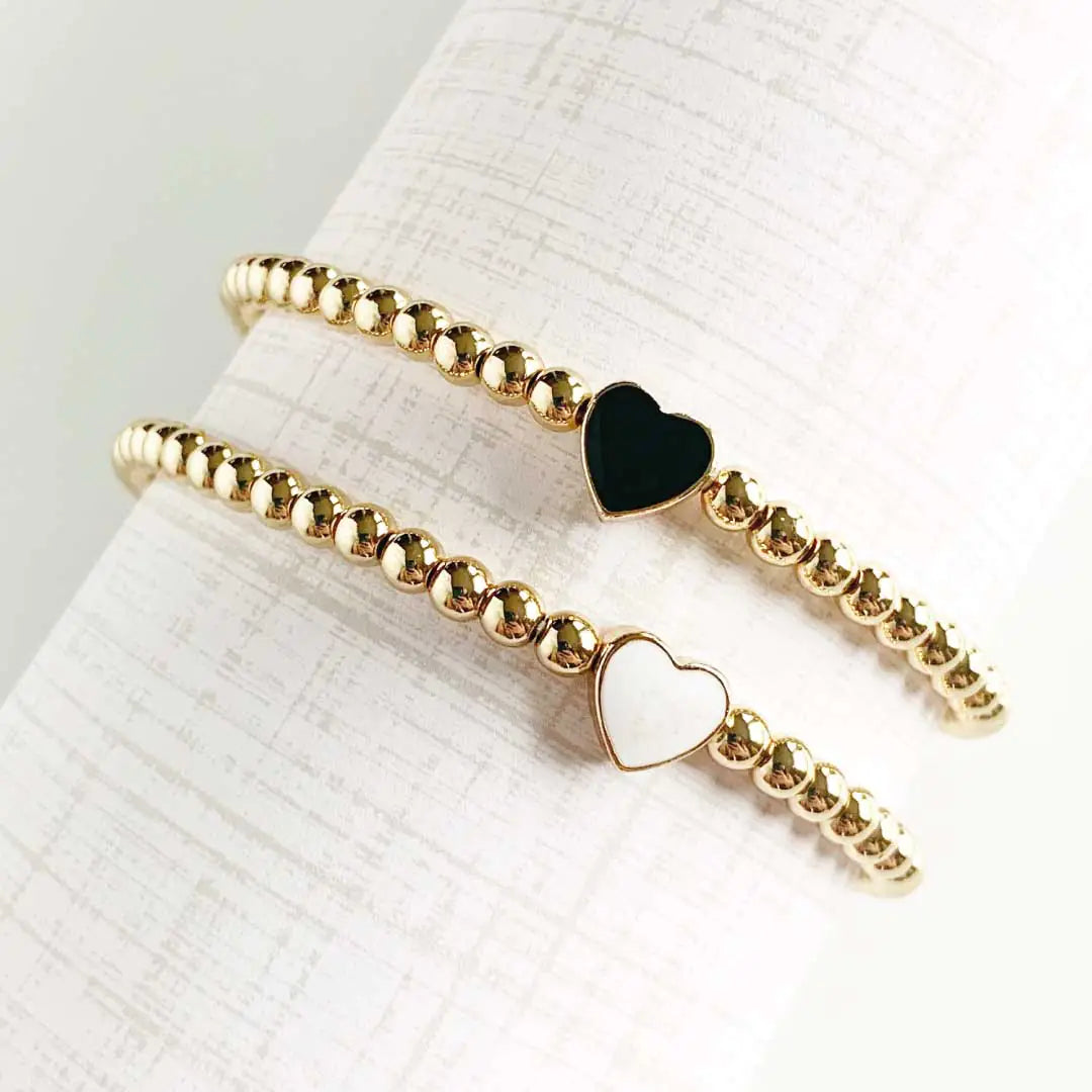 Chic Heart Charm Bracelet