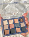 12-Color Matte and Shiny Eyeshadow Palette