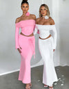 Elegant Flow Skirt Set