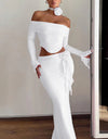 Elegant Flow Skirt Set