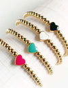 Chic Heart Charm Bracelet