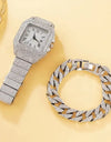 Glamorous Women's Diamond Watch Set