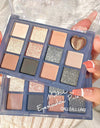 12-Color Matte and Shiny Eyeshadow Palette