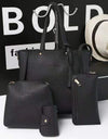 Chic Large Leather Shoulder Bag