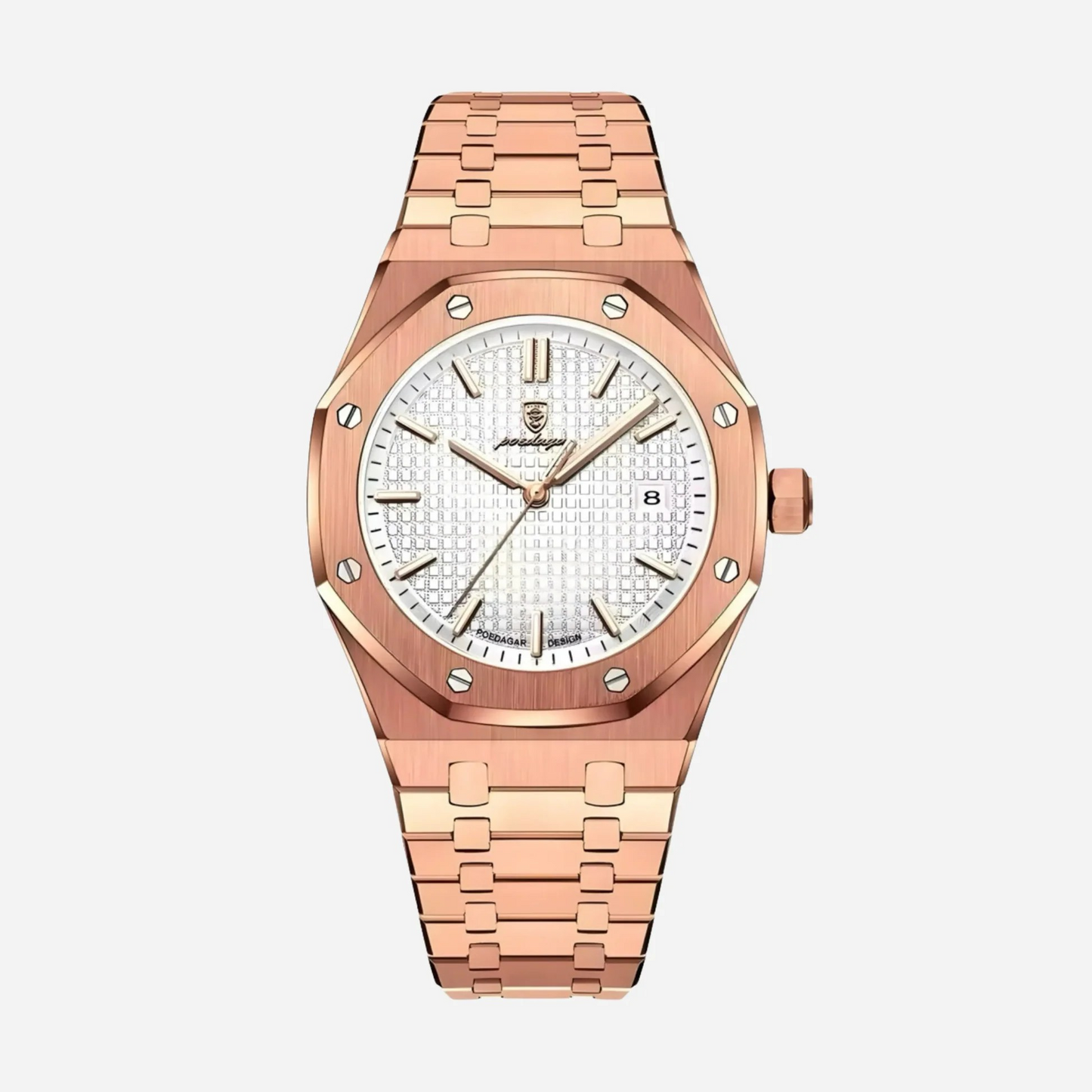 AquaRose-Gold Watch 316L Stainless Waterproof