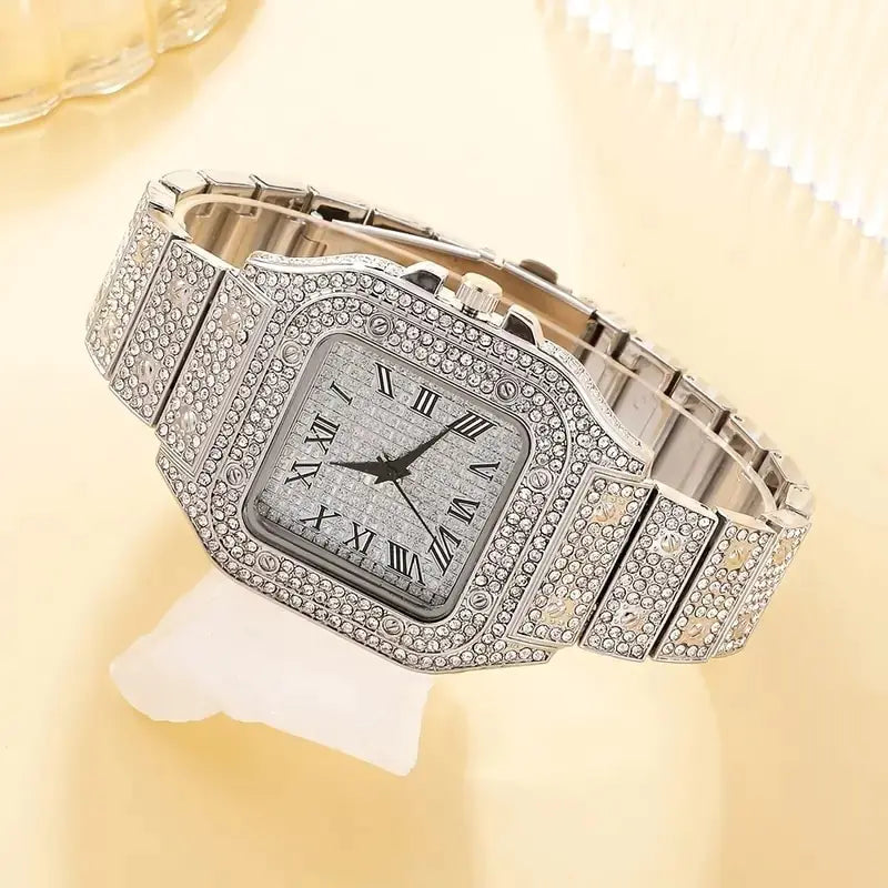 Glamorous Women's Diamond Watch Set