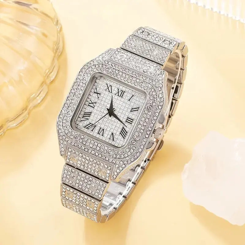 Glamorous Women's Diamond Watch Set