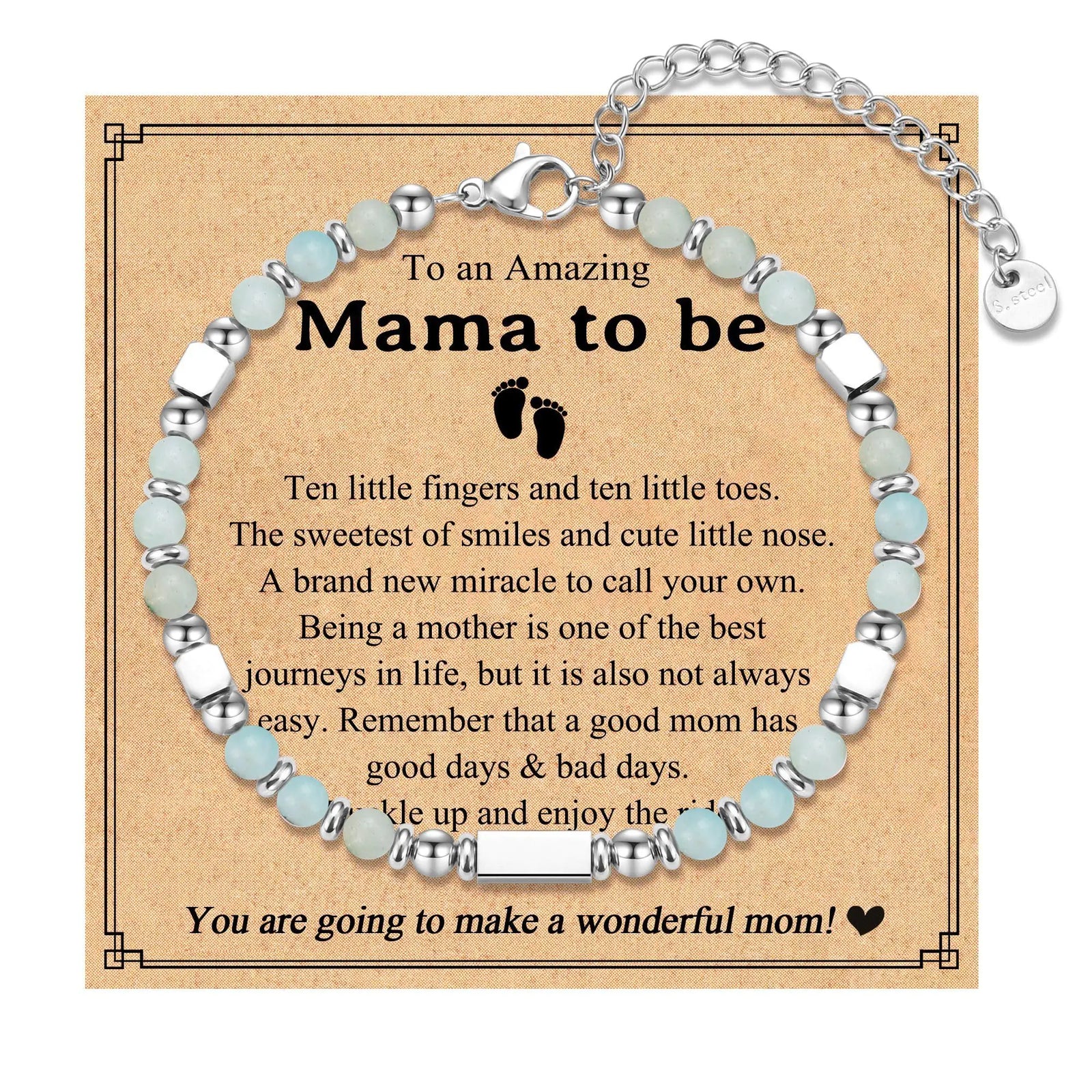 First Mother's Day Pregnancy Bracelet
